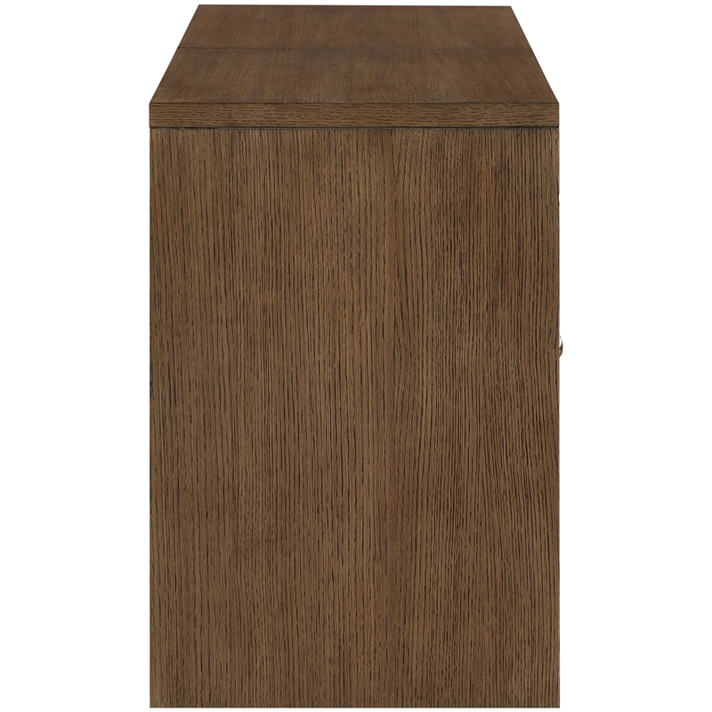 Meridian Furniture Vero Brown Solid Wood And Oak Veneer 2pc. Sideboard/Buffet