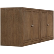 Meridian Furniture Vero Brown Solid Wood And Oak Veneer 2pc. Sideboard/Buffet