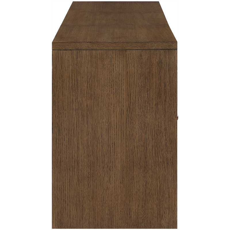 Meridian Furniture Vero Brown Solid Wood And Oak Veneer 3pc. Sideboard/Buffet