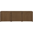 Meridian Furniture Vero Brown Solid Wood And Oak Veneer 3pc. Sideboard/Buffet