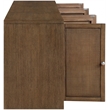 Meridian Furniture Vero Brown Solid Wood And Oak Veneer 3pc. Sideboard/Buffet
