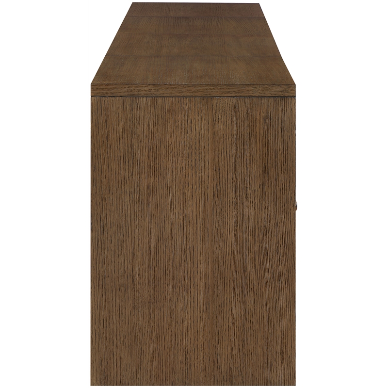 Meridian Furniture Vero Brown Solid Wood And Oak Veneer 4pc. Sideboard/Buffet