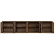 Meridian Furniture Vero Brown Solid Wood And Oak Veneer 4pc. Sideboard/Buffet
