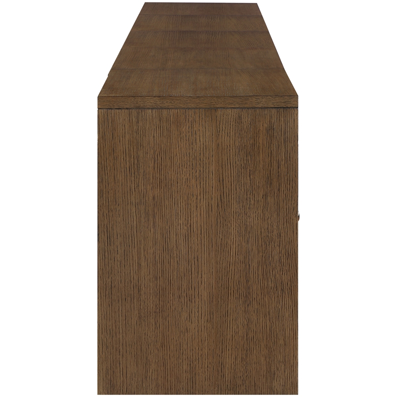Meridian Furniture Vero Brown Solid Wood And Oak Veneer 5pc. Sideboard/Buffet