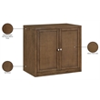 Meridian Furniture Vero Brown Solid Wood And Oak Veneer Sideboard/Buffet