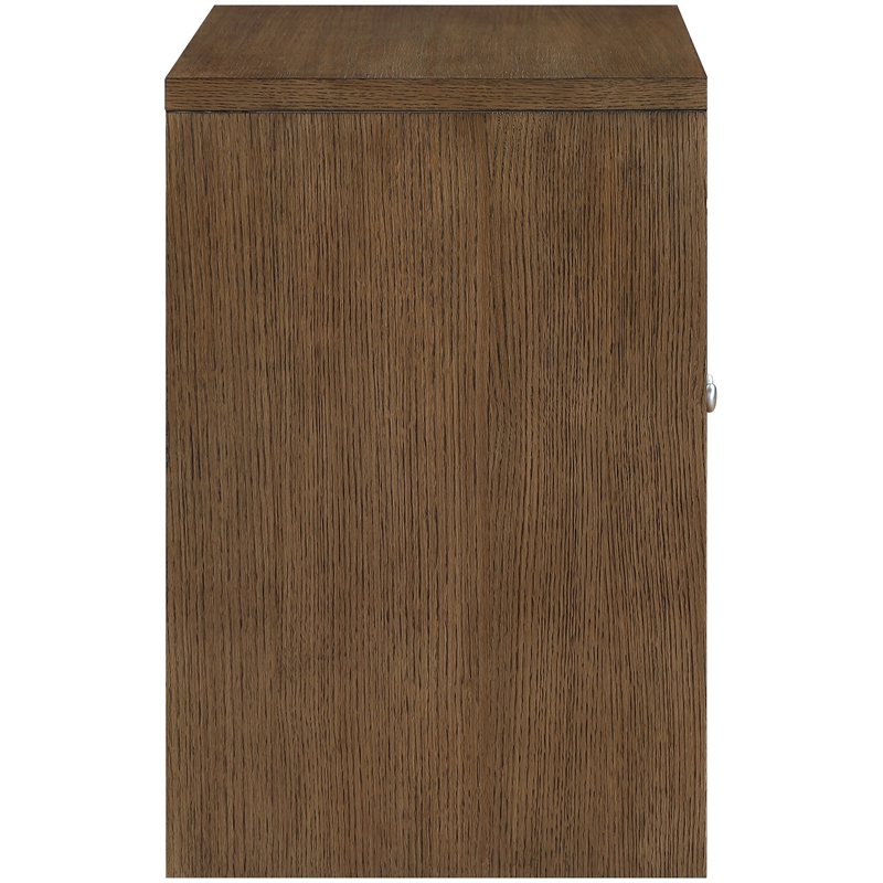 Meridian Furniture Vero Brown Solid Wood And Oak Veneer Sideboard/Buffet