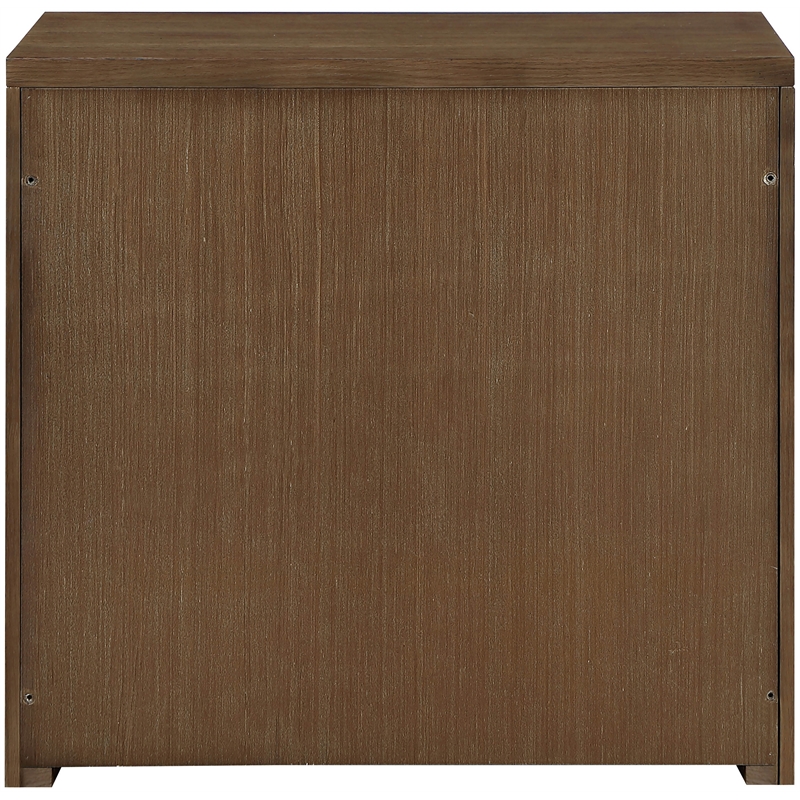 Meridian Furniture Vero Brown Solid Wood And Oak Veneer Sideboard/Buffet