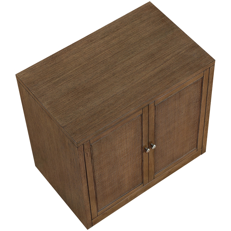 Meridian Furniture Vero Brown Solid Wood And Oak Veneer Sideboard/Buffet