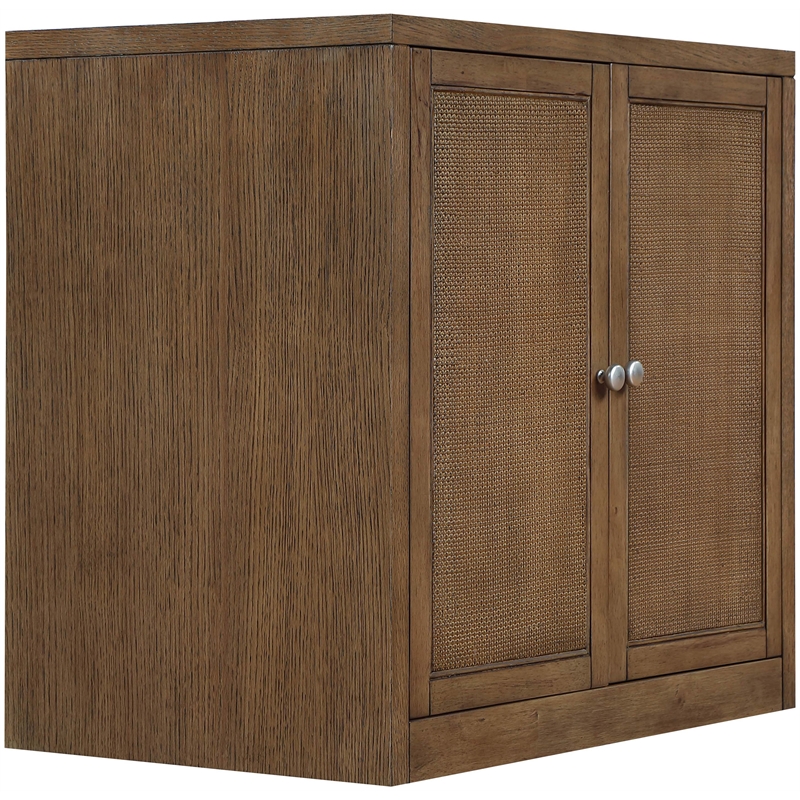 Meridian Furniture Vero Brown Solid Wood And Oak Veneer Sideboard/Buffet