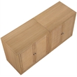 Meridian Furniture Vero Natural Solid Wood And Oak Veneer 2pc. Sideboard/Buffet