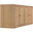 Meridian Furniture Vero Natural Solid Wood And Oak Veneer 2pc. Sideboard/Buffet
