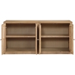 Meridian Furniture Vero Natural Solid Wood And Oak Veneer 2pc. Sideboard/Buffet
