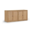Meridian Furniture Vero Natural Solid Wood And Oak Veneer 2pc. Sideboard/Buffet
