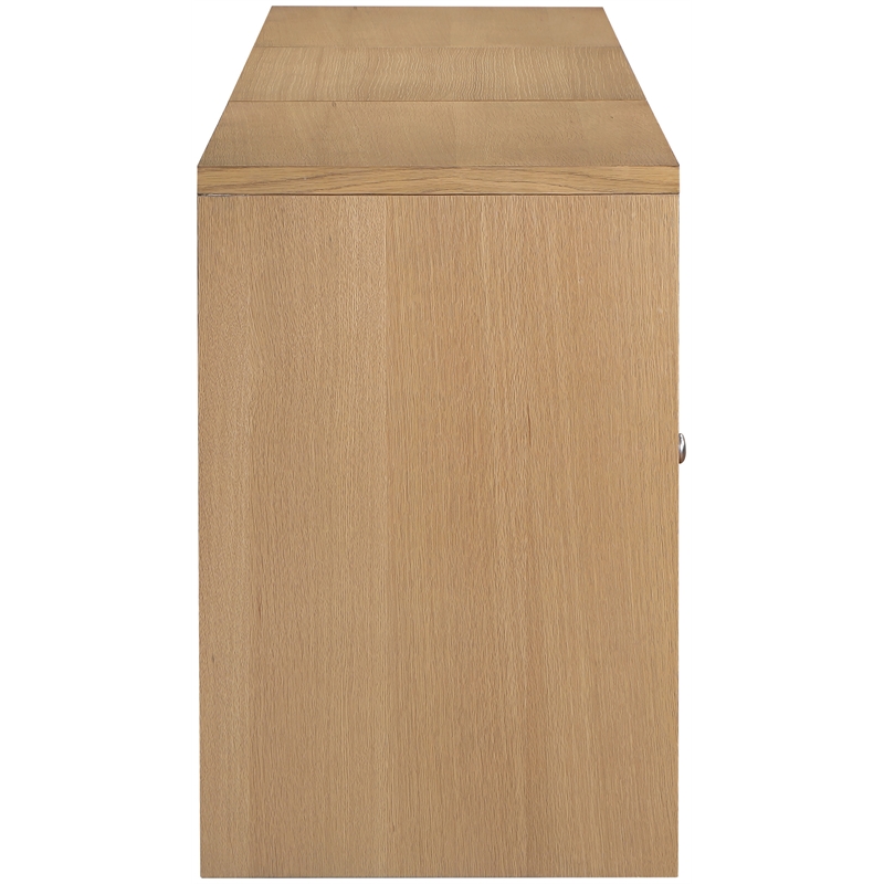 Meridian Furniture Vero Natural Solid Wood And Oak Veneer 3pc. Sideboard/Buffet