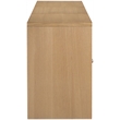 Meridian Furniture Vero Natural Solid Wood And Oak Veneer 3pc. Sideboard/Buffet