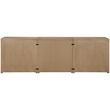 Meridian Furniture Vero Natural Solid Wood And Oak Veneer 3pc. Sideboard/Buffet