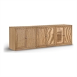 Meridian Furniture Vero Natural Solid Wood And Oak Veneer 3pc. Sideboard/Buffet