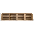 Meridian Furniture Vero Natural Solid Wood And Oak Veneer 4pc. Sideboard/Buffet