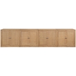 Meridian Furniture Vero Natural Solid Wood And Oak Veneer 4pc. Sideboard/Buffet