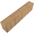 Meridian Furniture Vero Natural Solid Wood And Oak Veneer 4pc. Sideboard/Buffet