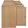 Meridian Furniture Vero Natural Solid Wood And Oak Veneer 4pc. Sideboard/Buffet