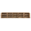 Meridian Furniture Vero Natural Solid Wood And Oak Veneer 5pc. Sideboard/Buffet