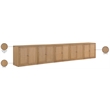Meridian Furniture Vero Natural Solid Wood And Oak Veneer 5pc. Sideboard/Buffet