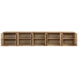 Meridian Furniture Vero Natural Solid Wood And Oak Veneer 5pc. Sideboard/Buffet