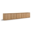 Meridian Furniture Vero Natural Solid Wood And Oak Veneer 5pc. Sideboard/Buffet