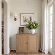 Meridian Furniture Vero Natural Solid Wood And Oak Veneer Sideboard/Buffet