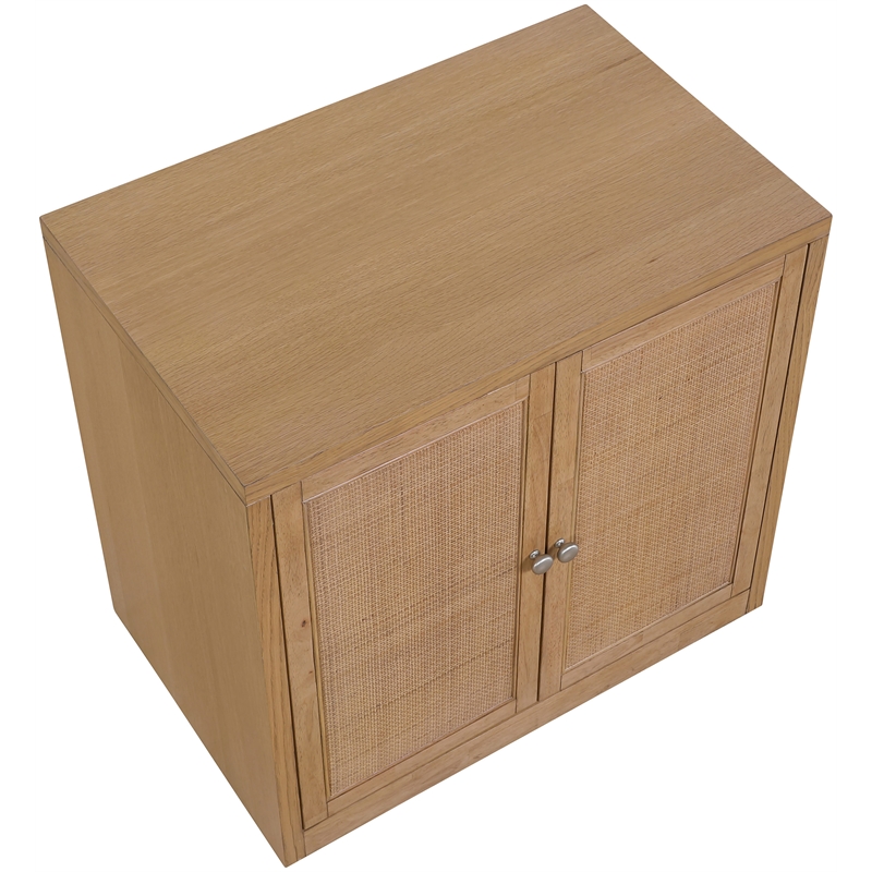 Meridian Furniture Vero Natural Solid Wood And Oak Veneer Sideboard/Buffet