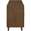 Meridian Furniture Sova Brown Solid Wood And Oak Veneer Sideboard/Buffet