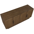 Meridian Furniture Sova Brown Solid Wood And Oak Veneer Sideboard/Buffet