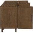 Meridian Furniture Sova Brown Solid Wood And Oak Veneer Sideboard/Buffet