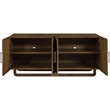 Meridian Furniture Sova Brown Solid Wood And Oak Veneer Sideboard/Buffet