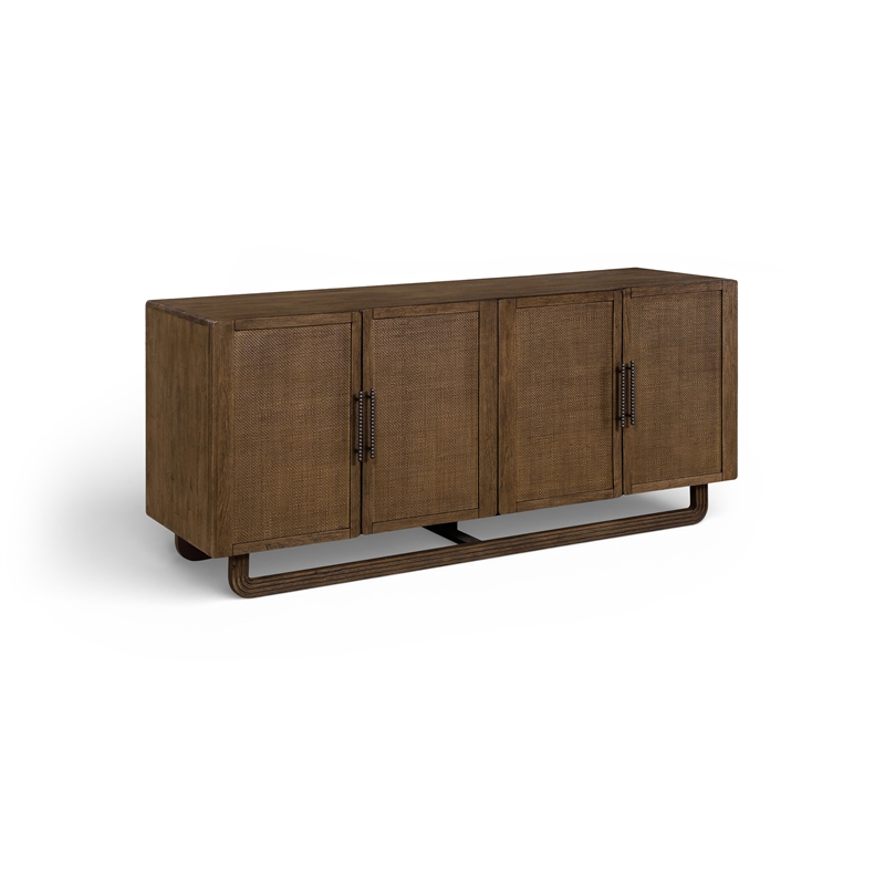 Meridian Furniture Sova Brown Solid Wood And Oak Veneer Sideboard/Buffet