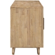 Meridian Furniture Sova Natural Solid Wood And Oak Veneer Sideboard/Buffet