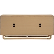 Meridian Furniture Sova Natural Solid Wood And Oak Veneer Sideboard/Buffet