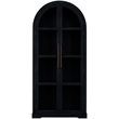 Meridian Furniture Corva Black Solid Wood Storage Cabinet
