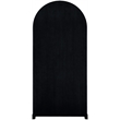 Meridian Furniture Corva Black Solid Wood Storage Cabinet