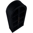 Meridian Furniture Corva Black Solid Wood Storage Cabinet
