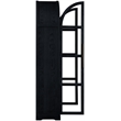 Meridian Furniture Corva Black Solid Wood Storage Cabinet