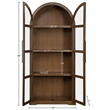 Meridian Furniture Corva Brown Solid Wood Storage Cabinet