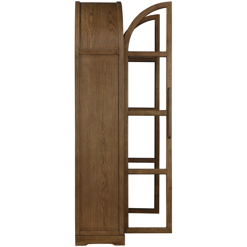 Meridian Furniture Corva Brown Solid Wood Storage Cabinet