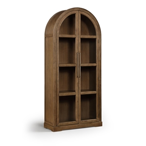 Meridian Furniture Corva Brown Solid Wood Storage Cabinet