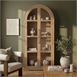 Meridian Furniture Corva Natural Solid Wood Storage Cabinet