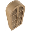 Meridian Furniture Corva Natural Solid Wood Storage Cabinet