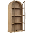 Meridian Furniture Corva Natural Solid Wood Storage Cabinet