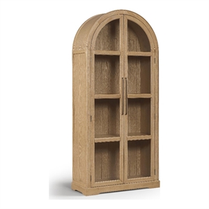 Meridian Furniture Corva Natural Solid Wood Storage Cabinet