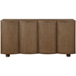Meridian Furniture Norin Brown Solid Wood And Oak Veneer Sideboard/Buffet